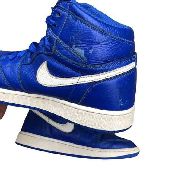 RARE 2018 Nike Air Jordan 1 Retro High OG Hyper Royal Size 7.5 - Picture 8 of 14